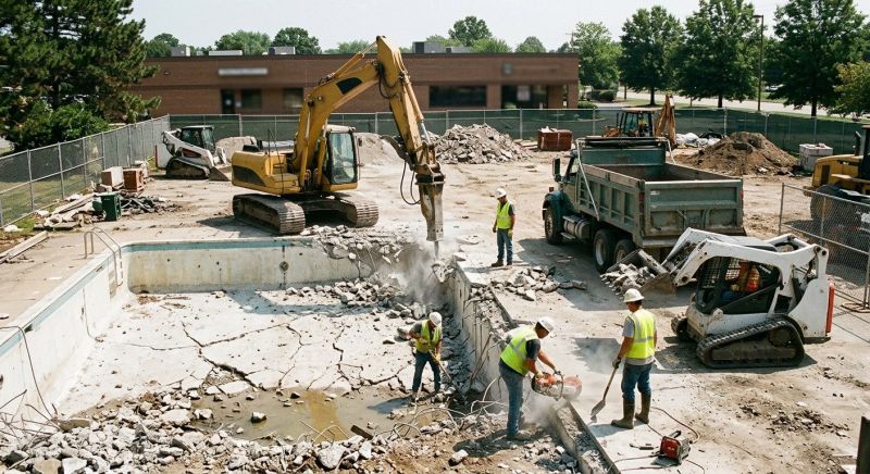 Commercial Pool Removal in Houston, TX