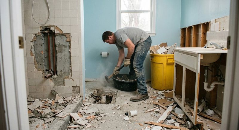 Bath Demolition in Bergen County, NJ
