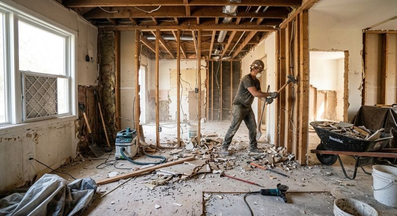 Hearth Demolition in Frederick, MD