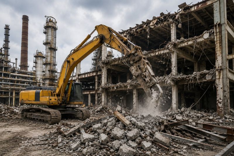 Industrial Demolition in Houston, TX