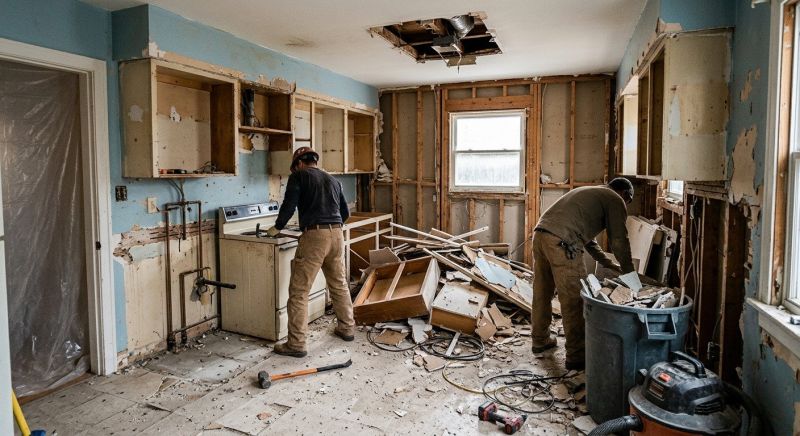 Interior Renovation Demolition in Sacramento, CA
