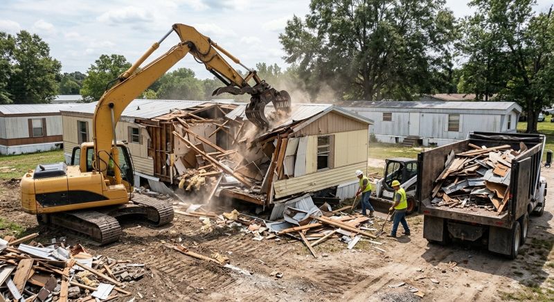 Modular Home Demolition in Sacramento, CA