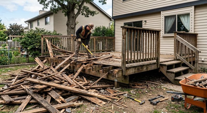 Terrace Demolition in Bergen County, NJ